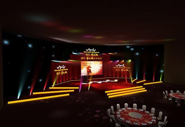 concert stage design 10 3D Model .c4d .max .obj .3ds .fbx .stl .blend 