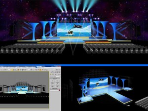 concert stage design 15 3D Model
