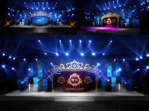 дизайн концертной сцены 17 3D Модель