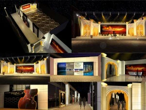 оформление концертной сцены 1810 г. 3D Модель