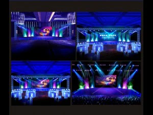 оформление концертной сцены 1812 г. 3D Модель