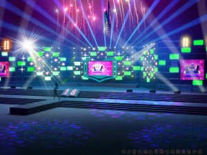 оформление концертной сцены 1817 г. 3D Модель