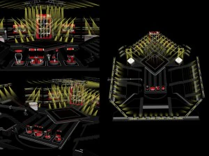 оформление концертной сцены 1818 г. 3D Модель