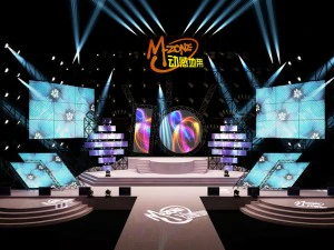 оформление концертной сцены 1820 г. 3D Модель