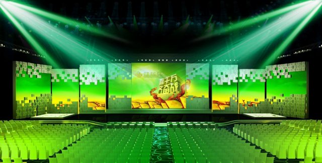 concert stage design 1824 3D Модель .c4d .max .obj .3ds .fbx .stl .blend 