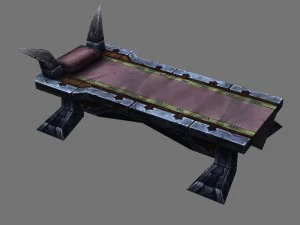 Scenari di prova del modello di gioco nell'arena - letto nido -01 20 Modello 3D