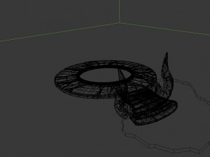 based on deep religious altar zoroastrianism 01 3D Модель