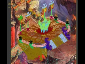 built on cliff religion zoroastrianism great altar 3D Model