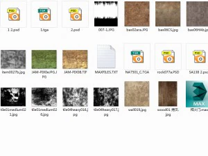 built on cliff religious altar zoroastrianism 01 3D Model