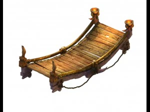 built on cliff religious altar zoroastrianism cabl 3D Model