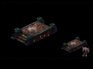 game arena test piece model - district nest 01 3D-Modell