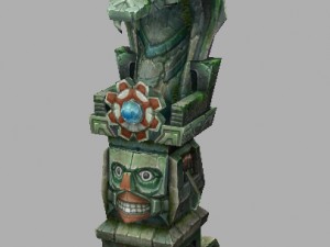 game center arena statue model -01 01 3D Model