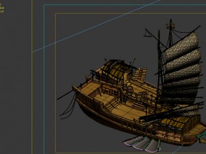game model - campanula island scene - a large wood 3D Model