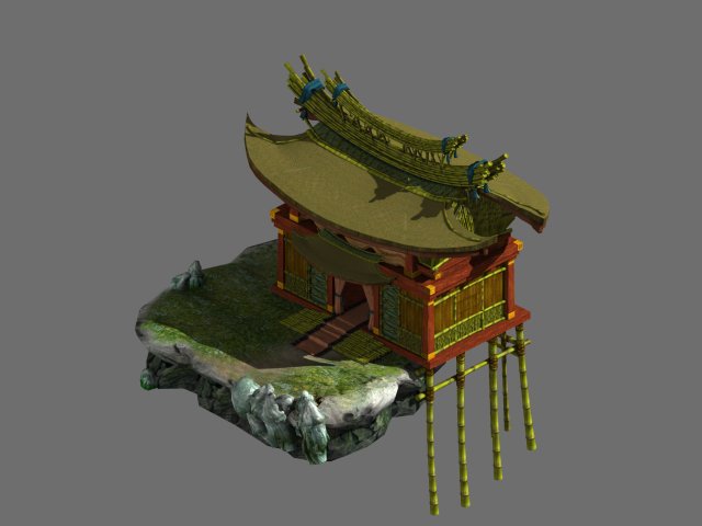 game model - campanula island scenes - to build a Modèle 3D .c4d .max .obj .3ds .fbx .stl .blend 