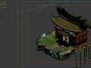 game model - campanula island scenes - to build a 3D Model
