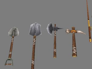 गेम मॉडल - सीढ़ी फायर बैरल बोतल बॉक्स टोकरी 3D मॉडल