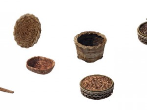 game model - prairie scene - agricultural tools of 3D Model