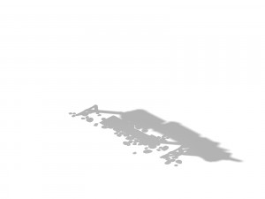 game model - prairie scene - archway 01 Model 3D