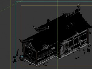 game model - prairie scene - broken temple 02 01 Modelo 3D