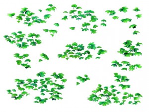 game model - prairie scene - grass 02 01 Model 3D