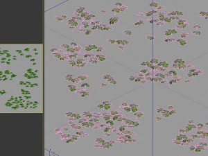 game model - prairie scene - grass 02 01 3D Model