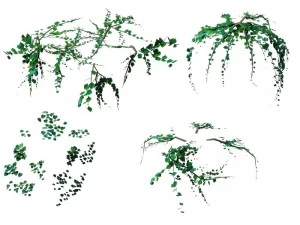 modelo de jogo - cena da pradaria - grama 04 01 Modelo 3D