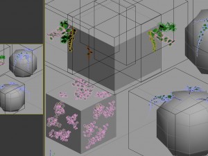 game model - prairie scene - grass 04 01 3D Модель