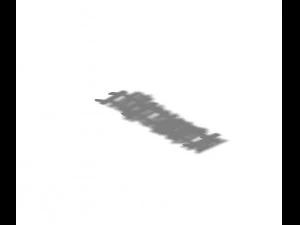 game model - prairie scene - wooden bridge 01 3D Model