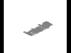 game model - prairie scene - wooden bridge 01 3D Model