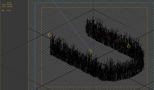 game model - prairie scene - wooden fence fence fe 3Dモデル .c4d .max .obj .3ds .fbx .stl .blend 