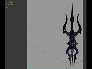 game model - snow - artifact 01 3D Model