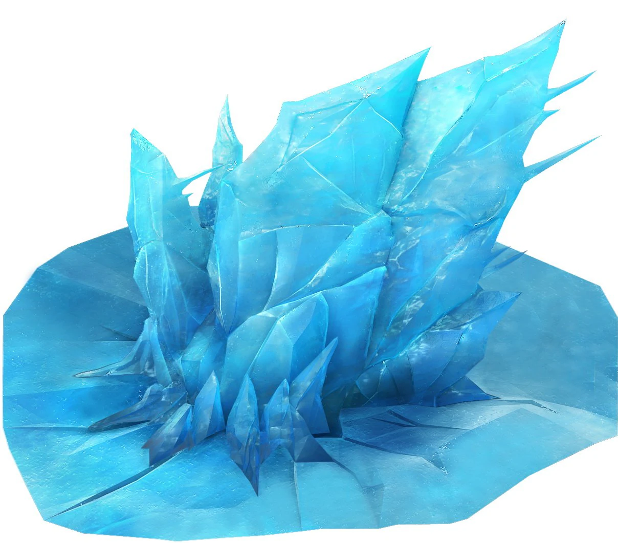 game model - snow - big blocks of ice 01 3D Model .c4d .max .obj .3ds .fbx .stl .blend 