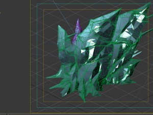 game model - snow - big blocks of ice 01 Modèle 3D