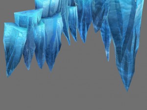 game model - snow - cliff 02 01 Modelo 3D