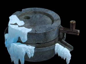 mod&egrave;le de jeu - neige - graphite 01 Modèle 3D