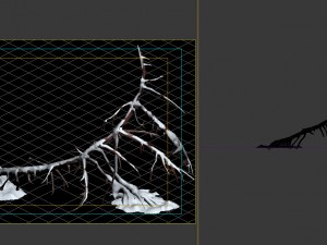 game model - snow - ice with maple 02 01 3D Model