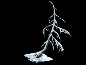 game model - snow - ice with maple 03 01 3D Model