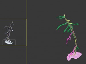 game model - snow - ice with maple 04 01 3D-Modell