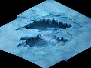 game model - snow - the ice puddle 01 3Dモデル