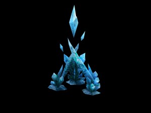 game model - snow - the ice spar coral 01 3D Model