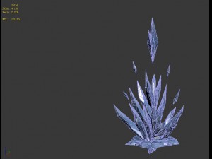 game model - snow - the ice spar coral 02 01 3D Model