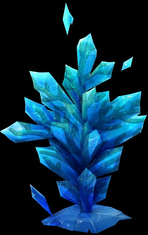 game model - snow - the ice spar coral 03 01 3D Model .c4d .max .obj .3ds .fbx .stl .blend 