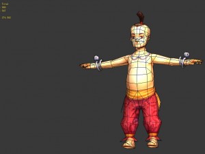 game model - taoist comprehension characters - boy 3D Model