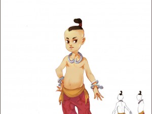 game model - taoist comprehension characters - boy 3D Model