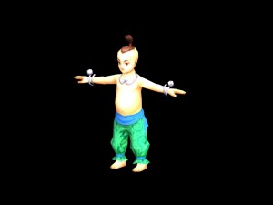 game model - taoist comprehension characters - boy 3D Модель