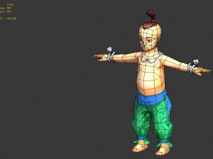 game model - taoist comprehension characters - boy 3D Model