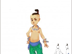 game model - taoist comprehension characters - boy 3D Model