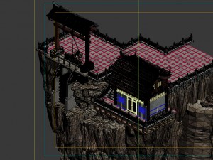 game model - taoist comprehension scene - diarrhea Model 3D