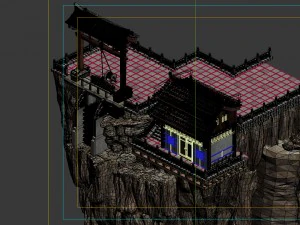 game model - taoist comprehension scene - diarrhea 3D Model