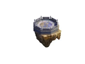 game model - taoist comprehension scene - floating 3D Model